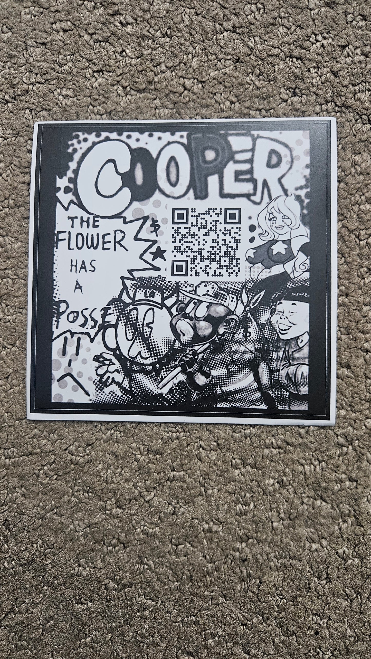 4x4 Cooper+friends eggshells. Collector item (6 stickers)