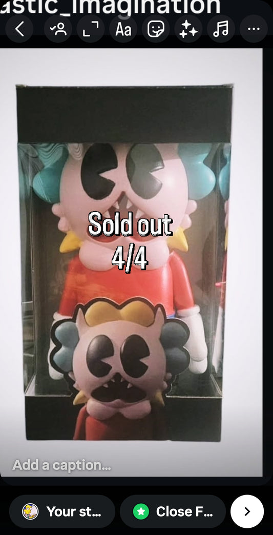 (12 inch desktop)Cooper the flower toy. Rare! Elastic imagination !! 4/4 last prototype.