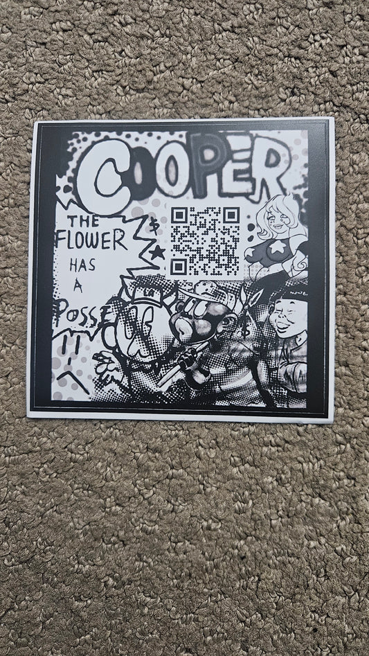 4x4 Cooper+friends eggshells. Collector item (6 stickers)