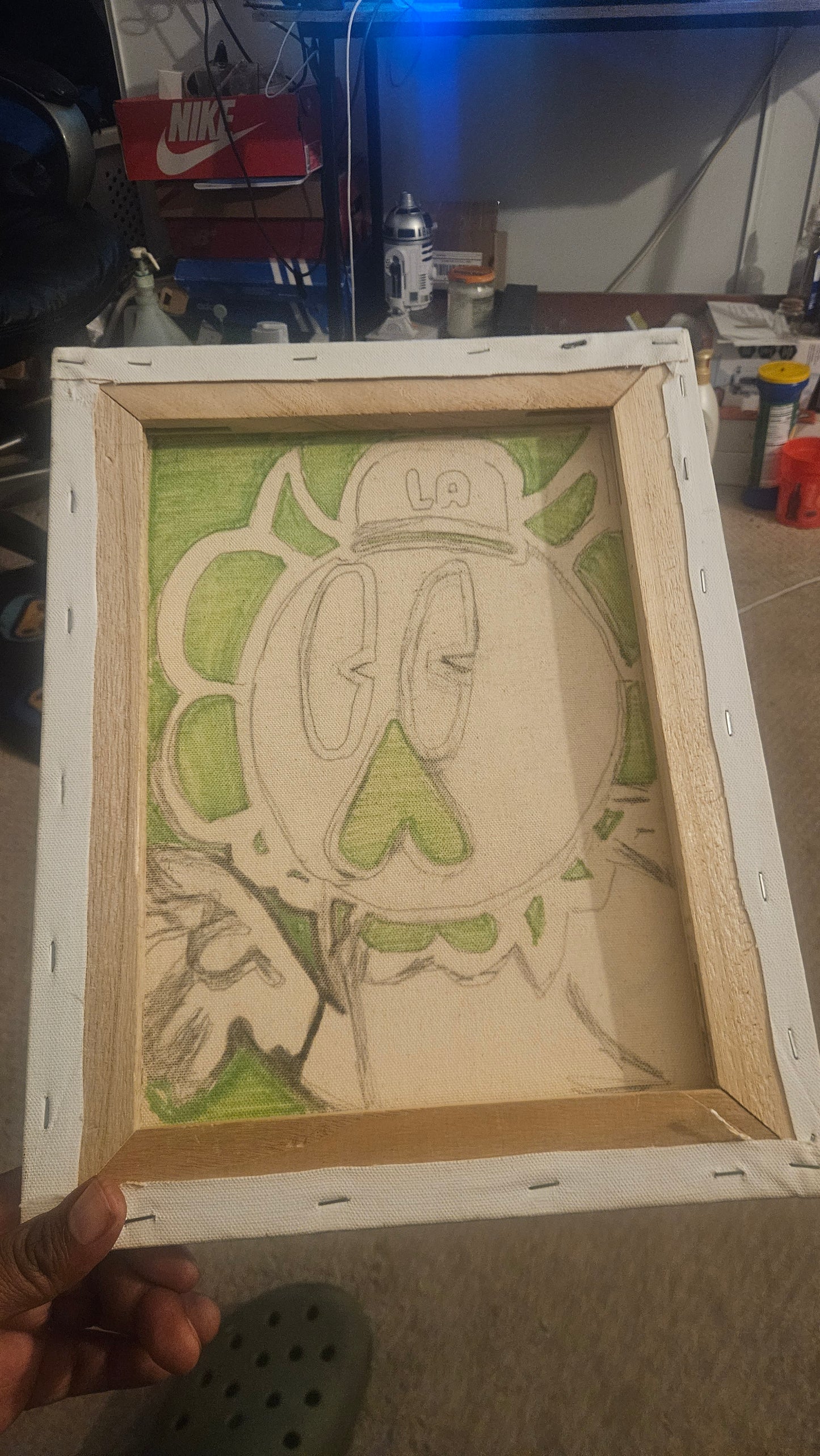 CANVAS Cooper the flower.