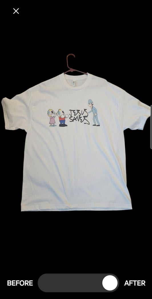 JESUS SAVES NYC MEET COOPER THE FLOWER (L.A) T-SHIRT (PRE ORDER)2025!!!